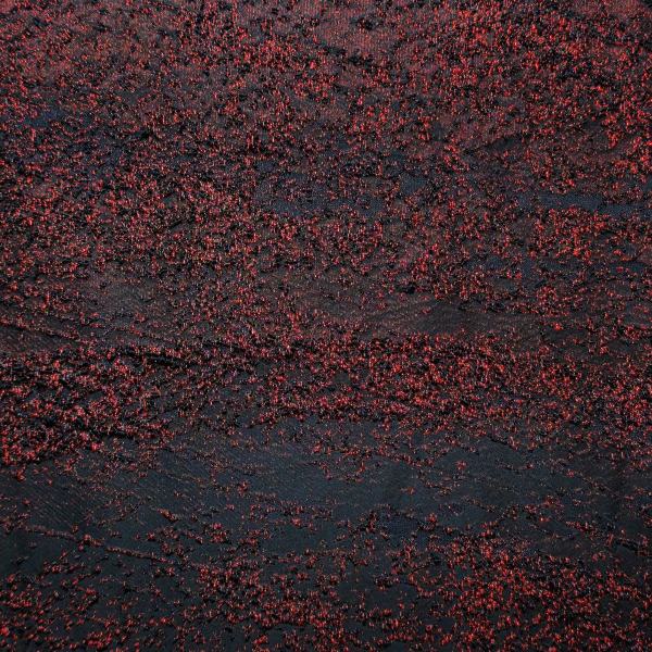 Wine red irregular solid particle jacquard texture designer fabric