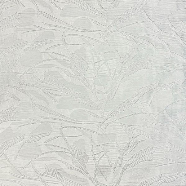 Leaf & branch texture non-stretch jacquard fabric