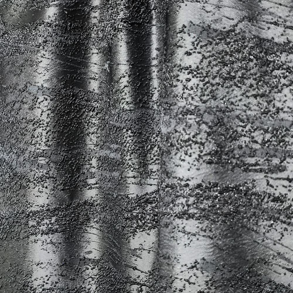 Black solid jacquard fabric