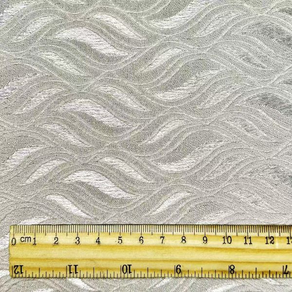 Water ripple line jacquard textured designer fabric (champagne)