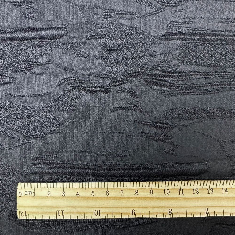 Designer fabric with solid patterns in the bark texture