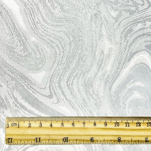 Heavyweight irregular water ripple texture jacquard fabric