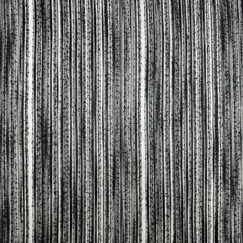 Black horizontal striped jacquard embroidery spring and summer designer fabric