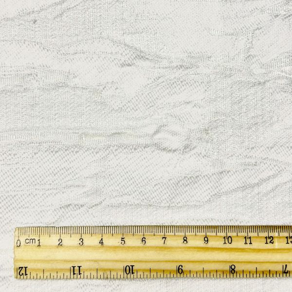 White bark with wrinkled relief texture fabric