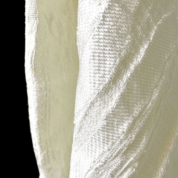 White bark with wrinkled relief texture fabric