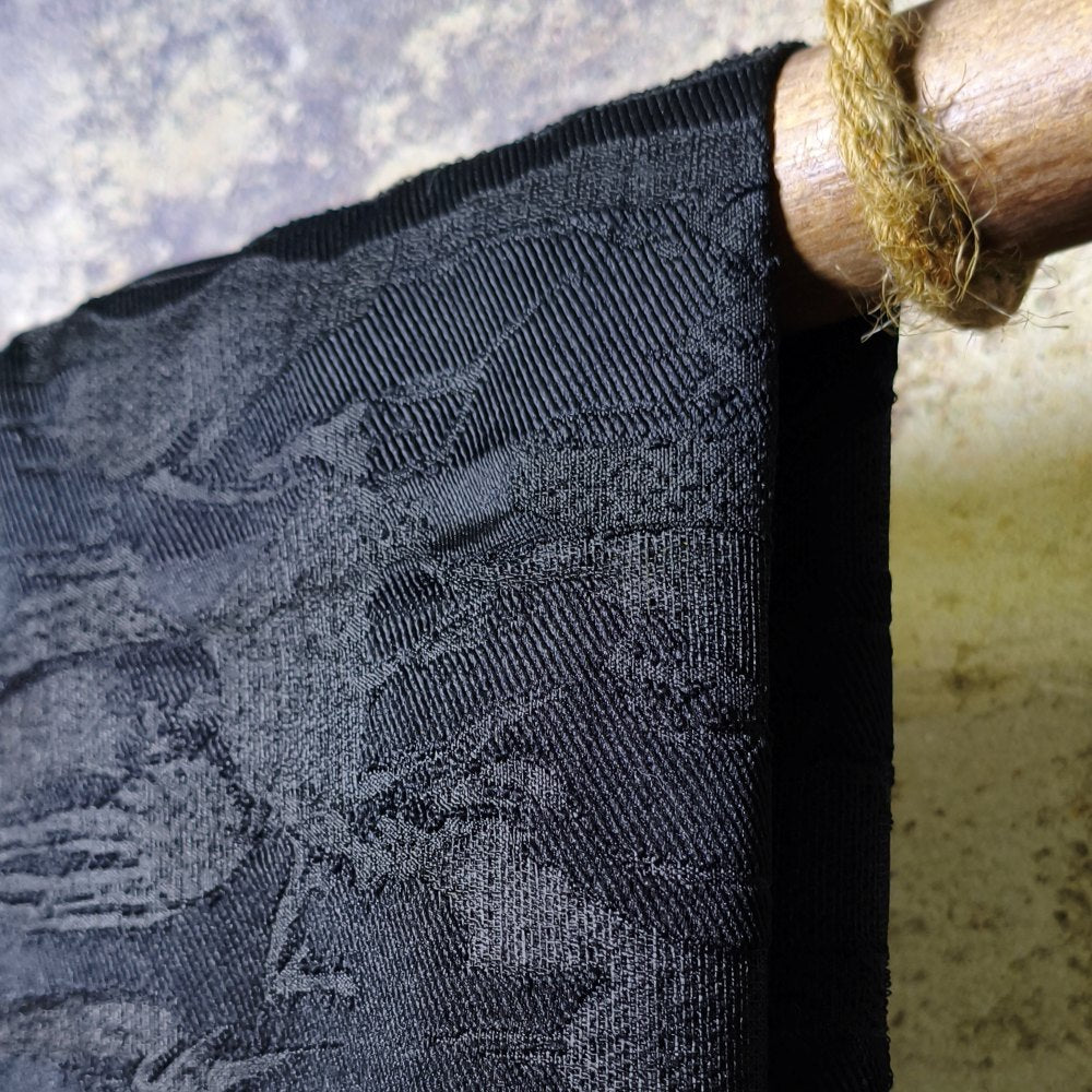 Designer fabric with solid patterns in the bark texture